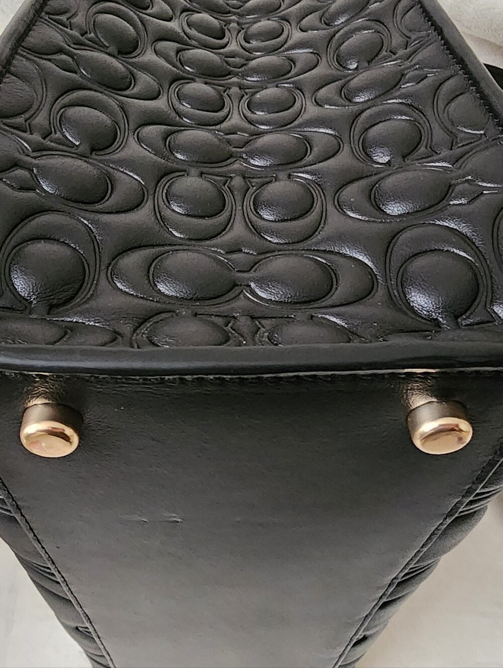 Coach Maggie Tote in Signature Leather (Large) - Picture 4 of 8